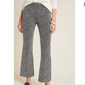 Anthropologie Black and White Patterned Pants